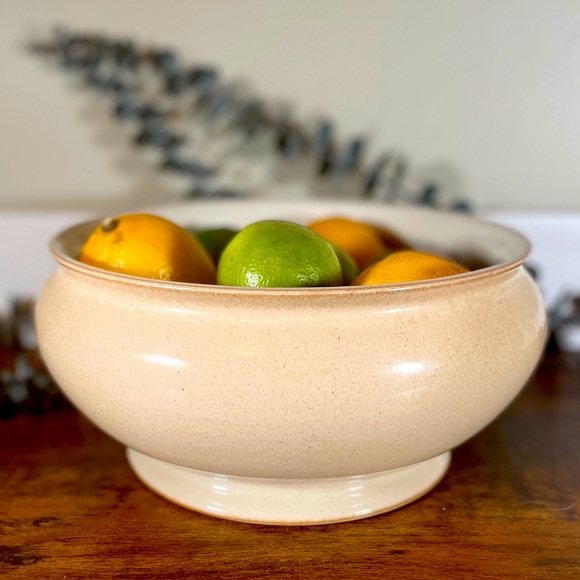 Denby Kitchen Luxor By Denby Large Serving Decorative Bowl Made In